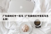 广东麻将红中一匹马（广东麻将红中变买马怎么算）