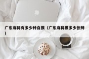 广东麻将有多少种自摸（广东麻将摸多少张牌）