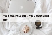 广东人现在打什么麻将（广东人玩的麻将属于哪种）