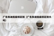 广东和湖南麻将区别（广东和湖南麻将区别大吗）