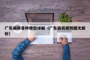 广东麻将各种牌型详解（广东麻将规则图文解析）
